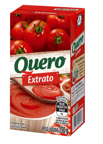 EXTRATO DE TOMATE CX QUERO 130G