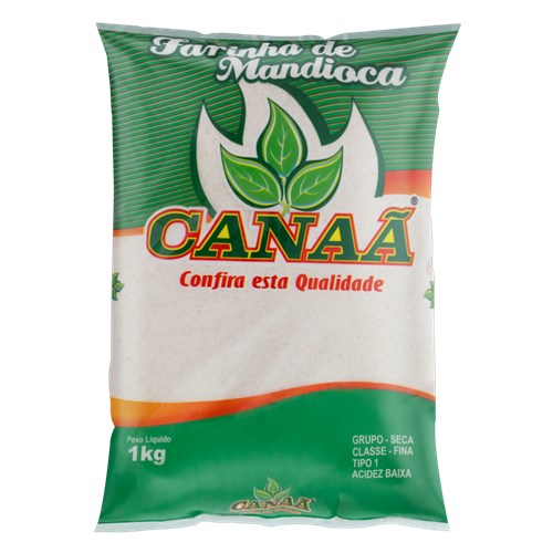 FARINHA DE MANDIOCA CANAA FINA 1KG