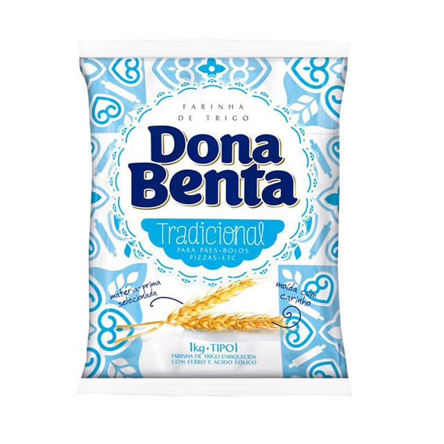 FARINHA DE TRIGO DONA BENTA S/FERM. 1KG