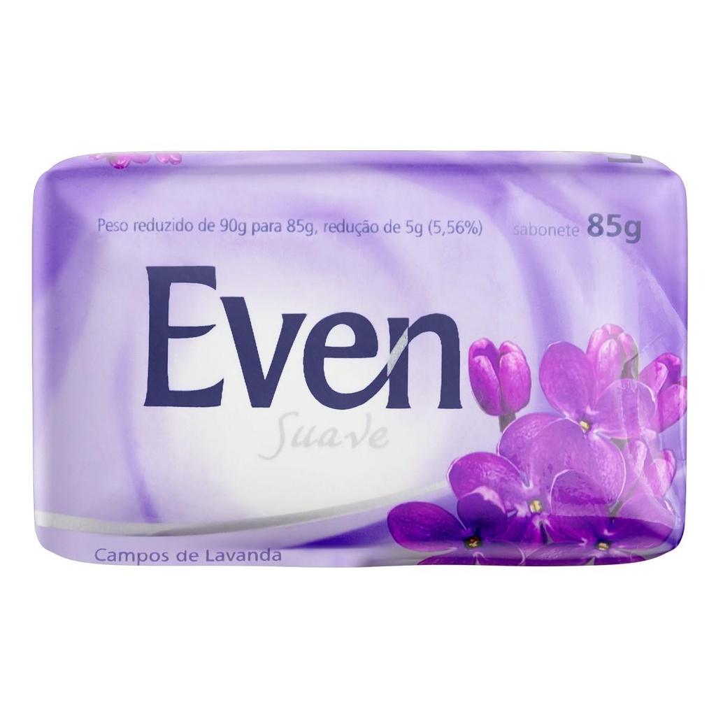 SABONETE EVEN SUAVE LAVANDA 85G
