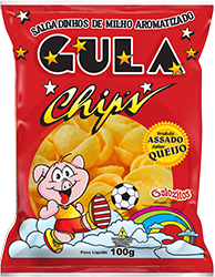 SALG. GULA CHIPS QUEIJO 100G
