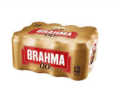 CERVEJA BRAHMA ZERO 350ML PCT C/12