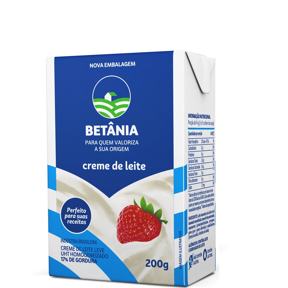 CREME DE LEITE BETANIA 200g