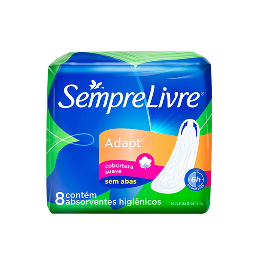 ABSORVENTE SEMPRE LIVRE SUAVE S/ABAS 8UN