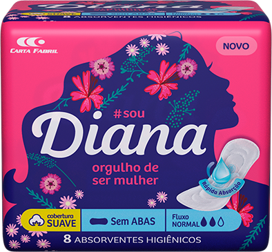 ABSORVENTE DIANA C/ABAS C/8
