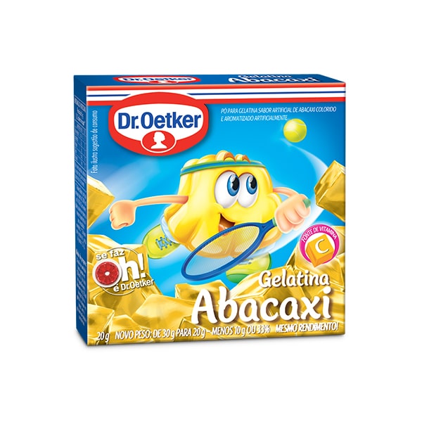 GELATINA  DR OETKER ABACAXI 20G