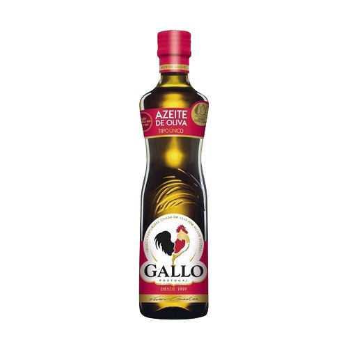 AZEITE DE OLIVA TIPO UNICO PORTUGUÊS GALLO VIDRO 500ML