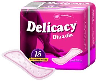 ABSORVENTE DELICACY PROTETOR DIARIO S/ABAS C/15