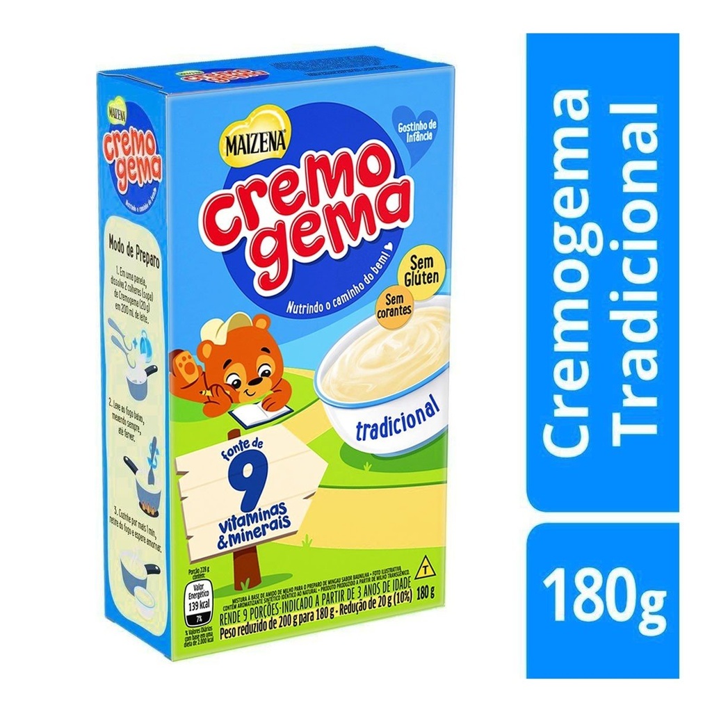 MINGAU CREMOGEMA TRADICIONAL 180G