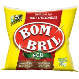 ESPONJA DE ACO BOMBRIL 1001 UTILIDADES C/8UND