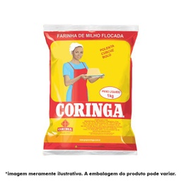 FARINHA DE MILHO FLOCADA CORINGA 1KG