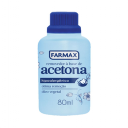 REMOVEDOR FARMAX BASE ACETONA 80ML