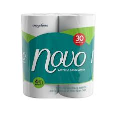 PAPEL HIGIENICO NOVO 4 ROLOS 30M