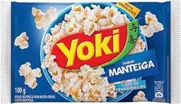 PIPOCA YOKI MICROONDAS MANTEIGA 100G