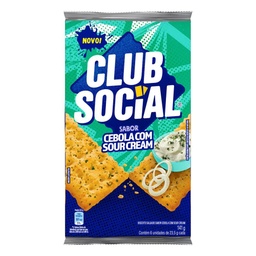 BISC.CLUB SOCIAL CEBOLA SOUR CREAM 144G
