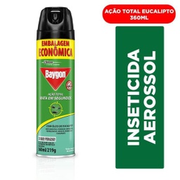 INSETICIDA BAYGON AÇAO TOTAL  MATA EM SEGUNDOS 360ML