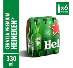 CERVEJA HEINEKEN LONG NECK PACK 6X330ml